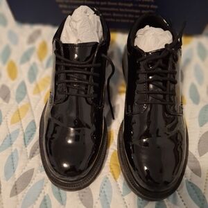Black Kids Dress Shoes